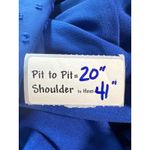 Seta T Fit & Flare Dress Square Neck Long Sleeve Party Cocktail XL Blue Photo 5