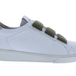 Blackstone Women’s Low Sneakers 3 Strap White Lizard Size 11 Photo 0