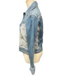 Lee Vintage Modern Women's Contrast Denim Seamed Collared Jean Jacket Sz XS NWT Photo 4