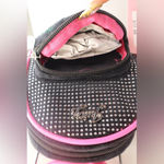 Juicy Couture  Mini Cherry Charm Backpack Crossbody Designer Pink Black Photo 5