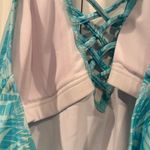 Pink Blush Blue Maternity Swim Top Size Small‎ Photo 5