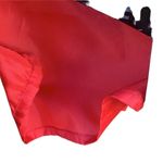 Urban Works women's BLACK maxi skirt Size 12 w/ Red lining/cutout Photo 5