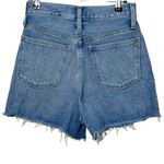 Madewell Momjean Shorts Flintwood Wash Size 23 High Rise Distressed Cotton Photo 4