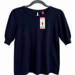 Vince Camuto Navy Blue Puff Sleeve Sweater – Size Small (NWT, MSRP $59) Photo 0