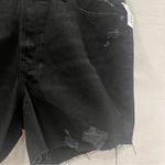 Old Navy  Black Denim Jeans Womens Size 14 Slouchy Straight High Rise New Raw Hem Photo 2
