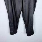 City Chic NWT Faux Leather Weekender Pant Ankle Black Plus Size 18 NEW Photo 2