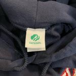 Girl Scouts Embroidered Patch Navy Drawstring Pullover Hoodie Size Medium Blue Photo 4