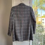 Old Navy Classic Multicolor Houndstooth Tweed Oversized Blazer Jacket size XS Photo 10