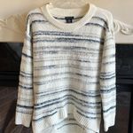 Calvin Klein Comfy Sweater White Crewneck Roomy Small Photo 2