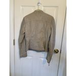 LA Coalition Moto Jacket Faux Leather Size Medium Fall Jacket Vegan Leather Tan Photo 1