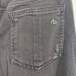 Rag and Bone Black Distressed Skinny Jeans Size 27 Soft Rock Blend Photo 2