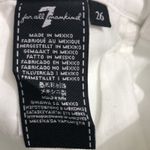 7 For All Mankind White High Waist Ankle Fringe Seam Skinny Jeans Size 26 NWT Photo 12