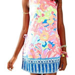 Lilly Pulitzer  Womens Floral Donna Shift Romper Skort Dress‎ Multi-Color Size 00 Photo 0