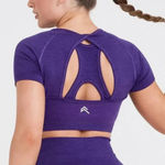 Oner Active  Effortless Seamless Short Sleeve Crop Top XS Photo 2