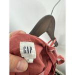 GAP Jumpsuit Womens 8 Red White Striped Button Front Wide Leg Costal Cowgirl Photo 4