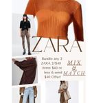 ZARA High Rise Oversized Relax Fit Fleece Joggers Elastic Waist Pockets S Cream Photo 1