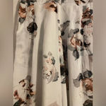 Moon River NWT  Gorgeous White Floral Lined Wide Leg Pants Size XS Photo 1