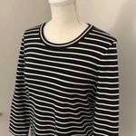 Madewell NWT striped knit jersey dress Photo 4