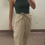 Von Maur Tan Linen Pants Photo 0