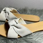Rothy’s The Knot Sandals Cream Bow Slide Sandals Sz8 Tan Size 8 Photo 7