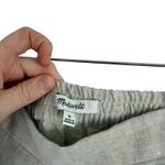 Madewell  The Easy Pull On Pant 100% Linen Oat Beige Capsole Office Womens Medium Photo 4