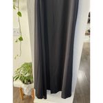 Symphony  Women's Strapless Formal Dress Long Size Small Solid Black High Slit Photo 13