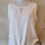 Solitaire White Lace Tank Top Medium Photo 0