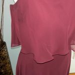 Mori Lee Elegant Burgundy Evening Gown Photo 3