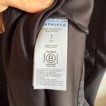 Athleta  Black V-Neck Knee Length Shift Shirt Dress Womens S Modest Minimalist Photo 5