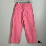 ZARA The Boogie Pants Pink Wide Leg Jeans Photo 3