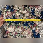 Vintage 90’s Lady Dorby Floral 2 Piece Top & Skirt Large Blue Photo 11