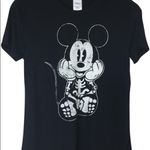 Disney Halloween Time Mickey Mouse Skeleton Graphic Tee Small Photo 1
