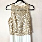 Jackie Jon New York White And Gold Dress Photo 2