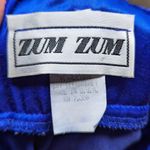 Vtg 1990s Zum Zum Blue Velvet Bow Accent Satin Skirt Maxi Prom Dress 3 4 Photo 5