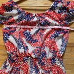 Jessica Simpson  Red, White, & Blue Long Sleeve Dress size 6 Photo 12