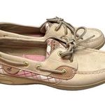 Sperry Womens Top Sider Driving Boat Leather Lace Up Tan Shoes Size 8M Photo 0