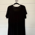 Coldwater Creek Women’s Large Black Acetate Slinky Maxi Dress Stretchy Photo 4