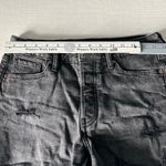 Old Navy Distressed Black Denim Women Shorts O.G. Straight size 8 Photo 4