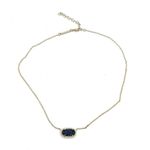 Kendra Scott Indigo Blue Drusy 18 inches Length Photo 1
