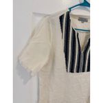 World‎ Market Cotton Dress Bohemian Fringe Trim Short Sleeve S/M Black Photo 2