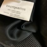 Erotokritos Wool Ruffle Front Belted Long Coat Gray Dressy 2 Photo 7