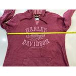 Harley Davidson  Ride To Live Pink Sweatshirt Hoodie Size Large Women's Photo 3