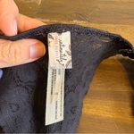 Free People Intimately  Black Lace Bralette Sexy Layering Large L Galloon Photo 2