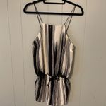 Paige Claudia Silk Black & White Romper Size XS Photo 3