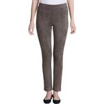 Andrew Marc Women's Taupe Super Soft Stretch Faux Suede Pull On Pants Size Small Photo 2