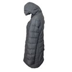 The North Face  Gotham II Down Parka Jacket Women’s Size Small Grey Heather Zip Photo 2