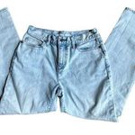 Lands' End Land’s End High Rise Straight Leg Light Wash Mom Jeans size 4P Photo 0