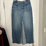 Reformation  Tazz Maxi Denim Skirt Photo 2