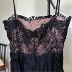 House Of CB  'Nikita' Black Satin‎ and Lace Corset Dress NWOT Size M Photo 2