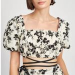 Anthropologie En Saison Vivi Eyelet Floral Top Photo 0